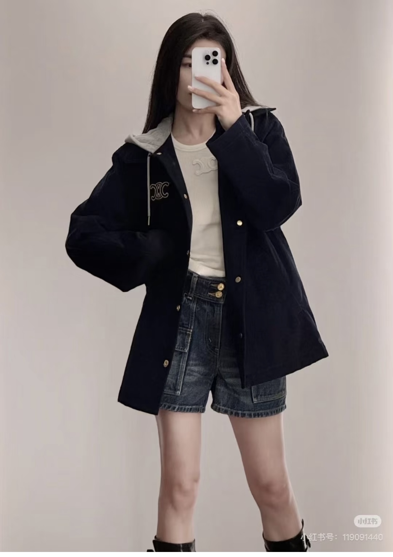 NO:590486,[Love] New style [Love]!  The latest CE 25NEW Arc de Triomphe badge hooded corduroy jacket. Size SML.P,,jackets & coats,hats,alexander wang19860909[爱心]新款[爱心]！最新CE 25NEW 凯旋门徽章连帽灯芯绒外套.尺码SML.P,,jackets & coats,hats,alexander wang,Women's clothing