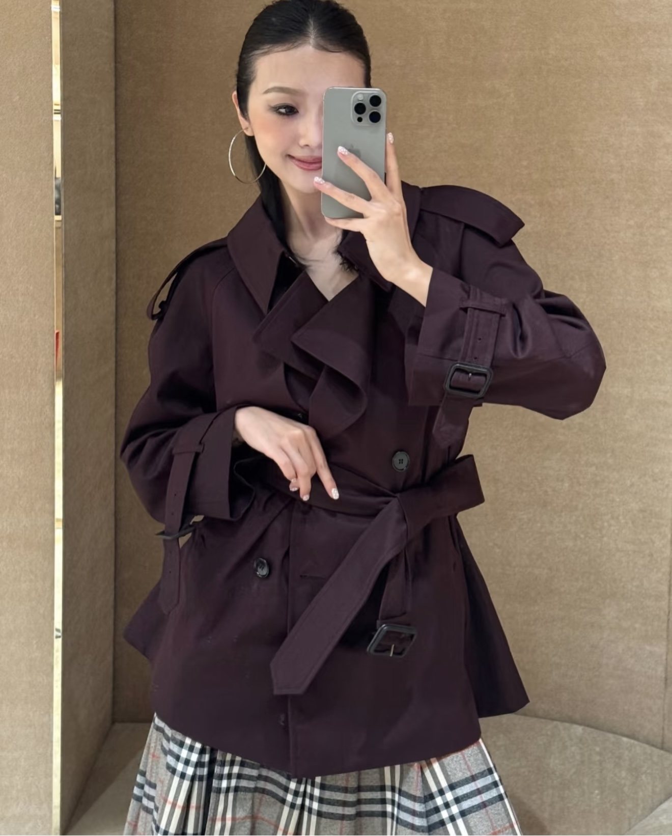 NO:606013,[Love] New style [Love]!  The latest BBR 25NEW purple classic short windbreaker. Size SML.,,alexander wang19860909[爱心]新款[爱心]！最新BBR 25NEW 紫色经典短款风衣.尺码SML.,,alexander wang,Women's clothing