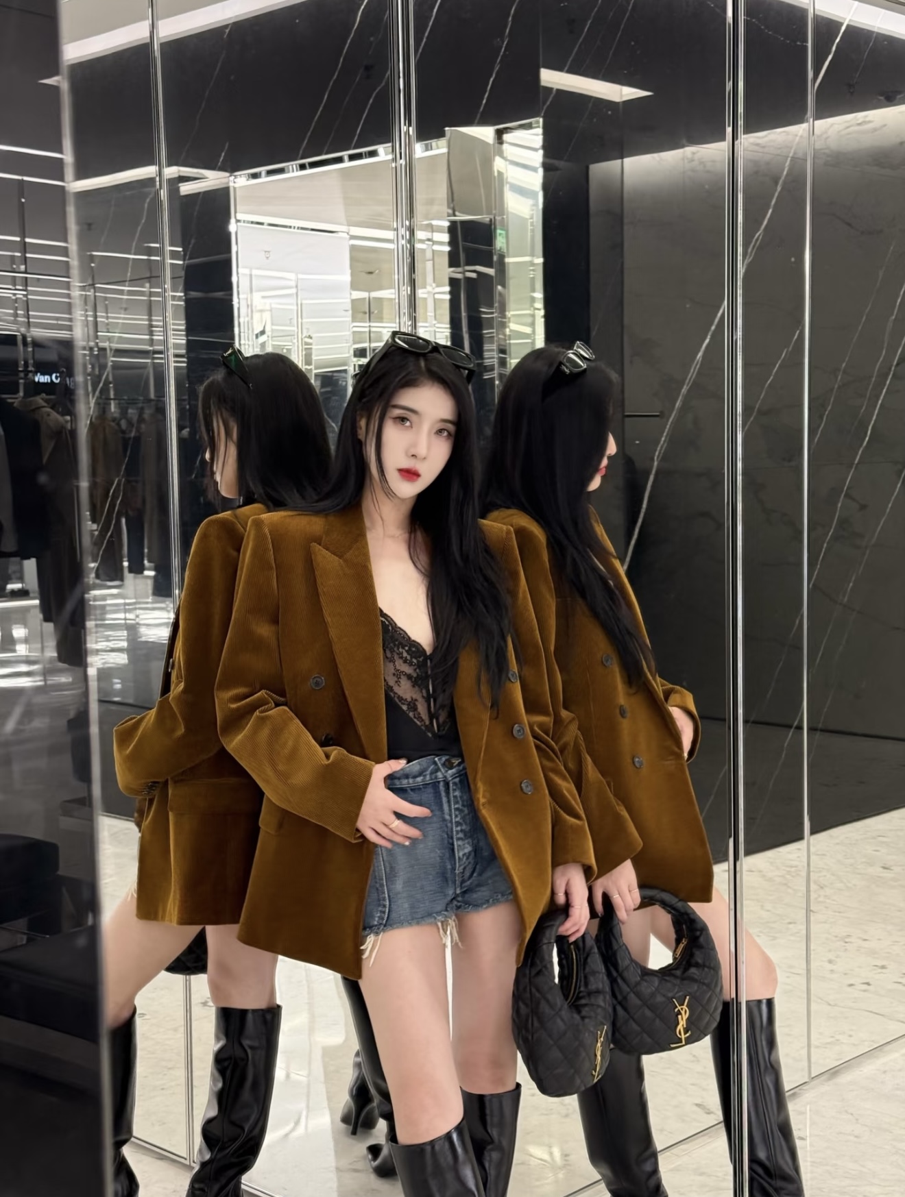 NO:606007,[Love] New style [Love]!  The latest SLP 25NEW Maillard vintage corduroy smoking jacket. Size SML.P,,loro piana,alexander wang19860909[爱心]新款[爱心]！最新SLP 25NEW 美拉德复古灯芯绒吸烟装.尺码SML.P,,loro piana,alexander wang,Women's clothing