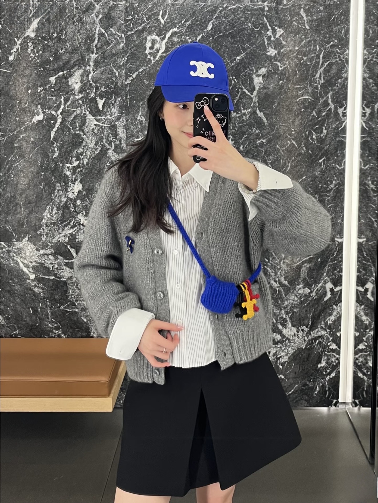 NO:610307,[Love] New style [Love]!  The latest CE 25NEW Arc de Triomphe hand hook earphone bag. Color blue, red, gray.,,alexander wang19860909[爱心]新款[爱心]！最新CE 25NEW 凯旋门手钩耳机包.颜色蓝、红、灰.,,alexander wang,Women's clothing