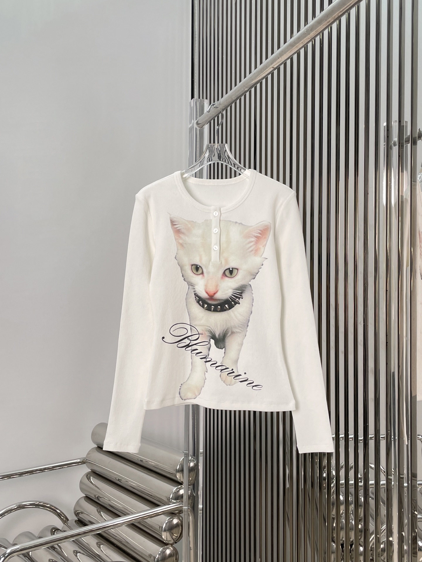 NO:611050,[Love] New style [Love]!  The latest BLUM 25NEW kitten 3D printed base T-shirt. Sizes SML,,tees,t-shirt,alexander wang19860909[爱心]新款[爱心]！最新BLUM 25NEW 小猫咪3D立体印花打底T恤.尺码SML,,tees，t-shirt,alexander wang,Women's clothing