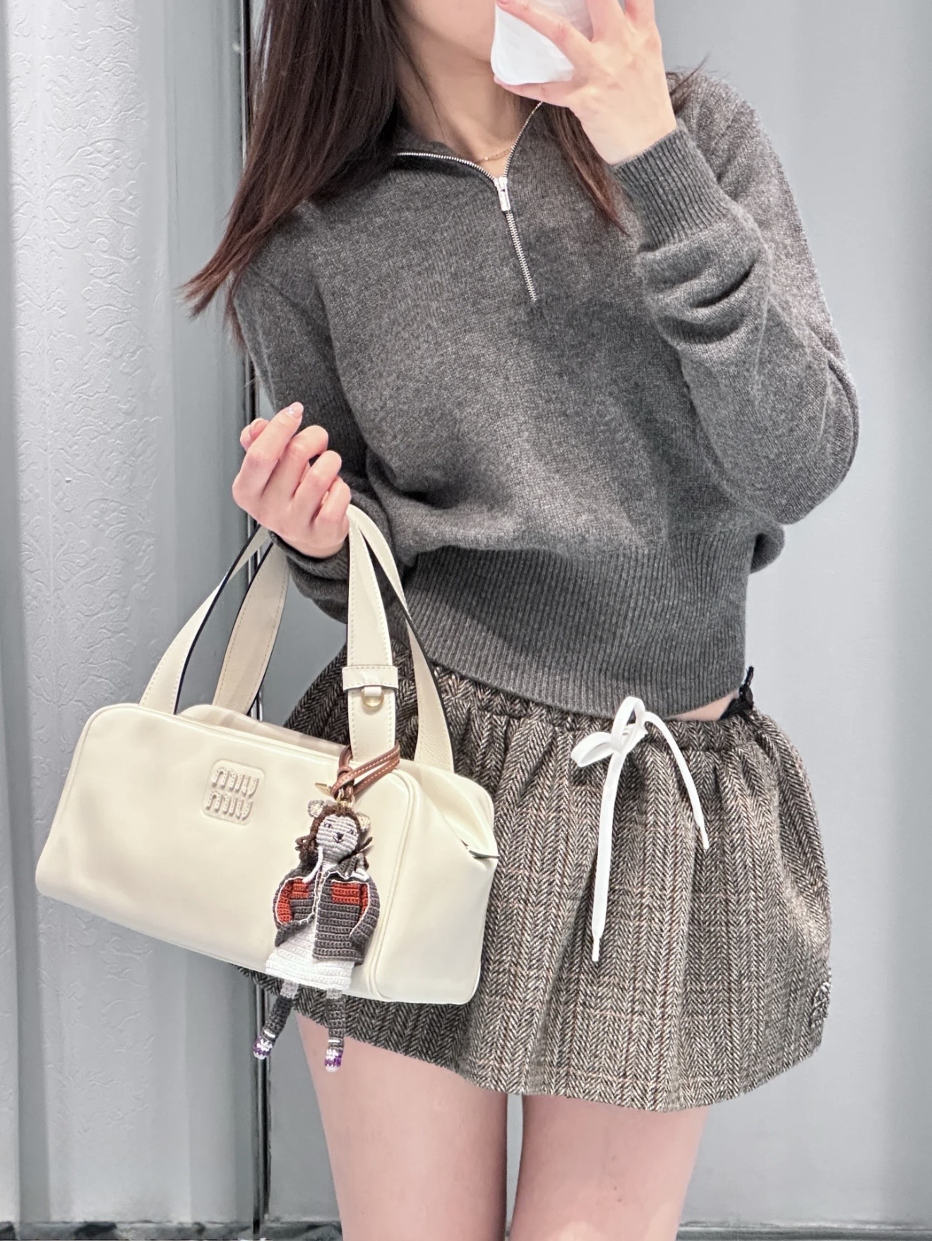 NO:622996,[Love] New style [Love]!  The latest MIU 25NEW woolen plaid suit + skirt. Size SML,,miumiu,skirts,business suit,alexander wang19860909[爱心]新款[爱心]！最新MIU 25NEW 粗纺羊毛格纹西装+半裙.尺码SML,,miumiu,skirts,business suit,alexander wang,Women's clothing