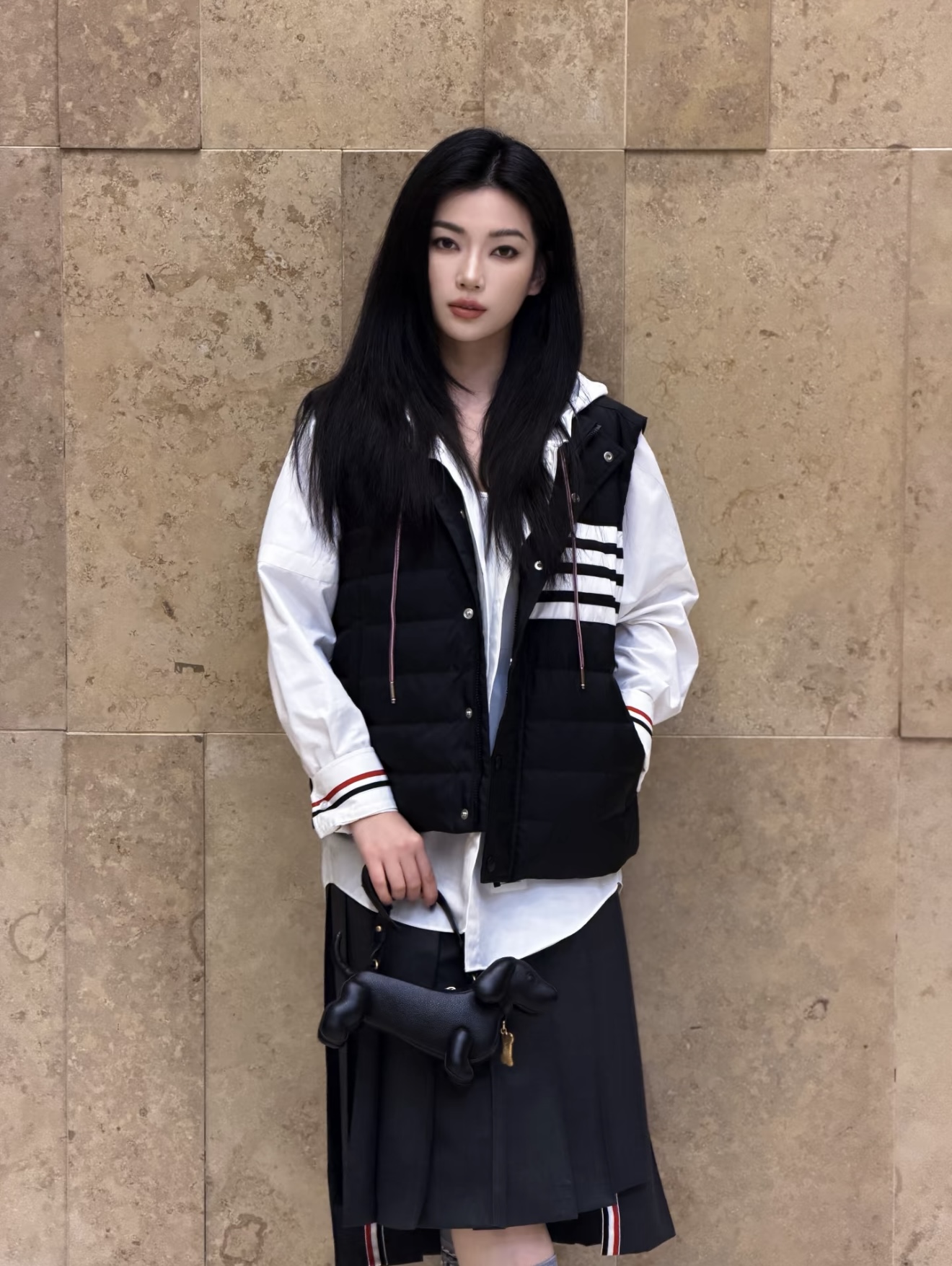 NO:624723,[Love] New style [Love]!  The latest TB 25NEW four stripes 90 new national standard white duck down vest. Color gray, blue. Size SML.P,, down jacket, alexander wang19860909[爱心]新款[爱心]！最新TB 25NEW 四条杠90新国标白鸭绒羽绒马甲.颜色灰、蓝.尺码SML.P,,down jacket,alexander wang,Women's clothing