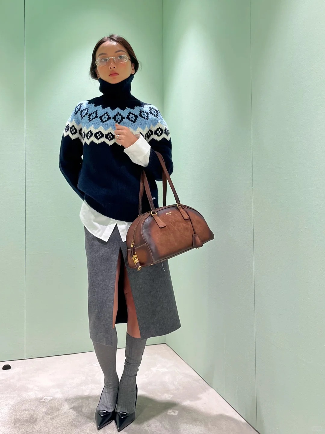NO:655603,[Love] New style [Love]!  Latest PR 26NEW wool cashmere turtleneck Fair Isle sweater. Size SML.,,sweaters,alexander wang19860909[爱心]新款[爱心]！最新PR 26NEW 羊毛羊绒高领费尔岛毛衣.尺码SML.,,sweaters,alexander wang,Women's clothing
