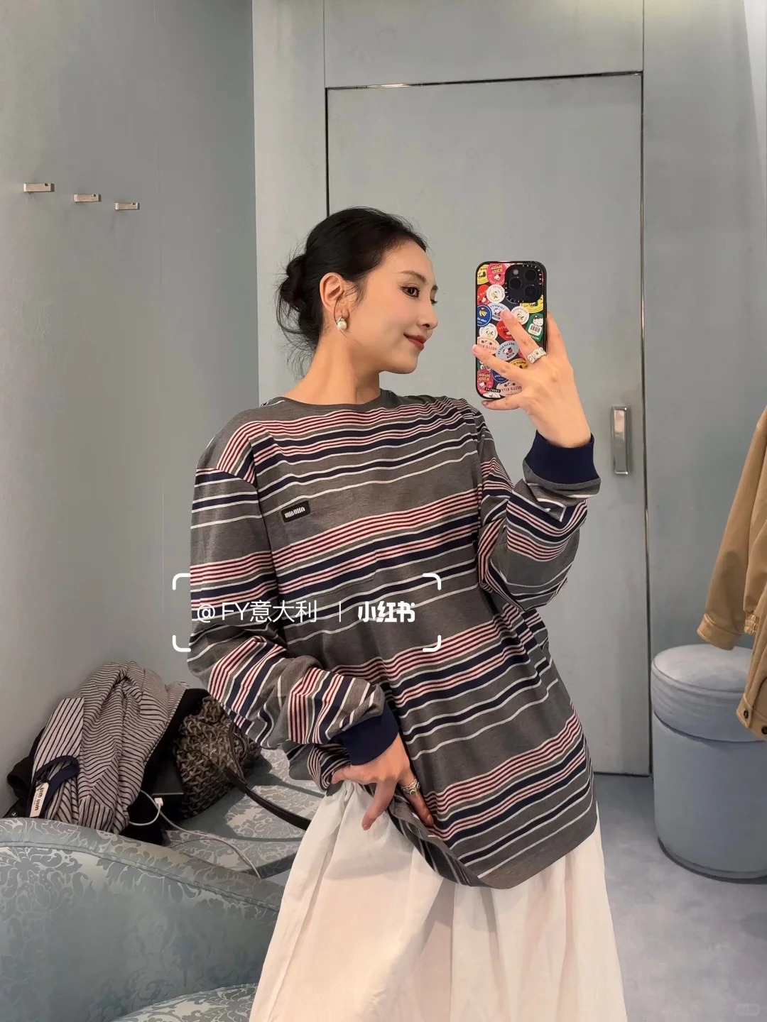 NO:658698,[Love] New style [Love]!  The latest MIU 26NEW striped long-sleeved T-shirt. Size SML.,,miumiu,tees,t-shirt,alexander wang19860909[爱心]新款[爱心]！最新MIU 26NEW 条纹长袖T恤.尺码SML.,,miumiu,tees，t-shirt,alexander wang,Women's clothing