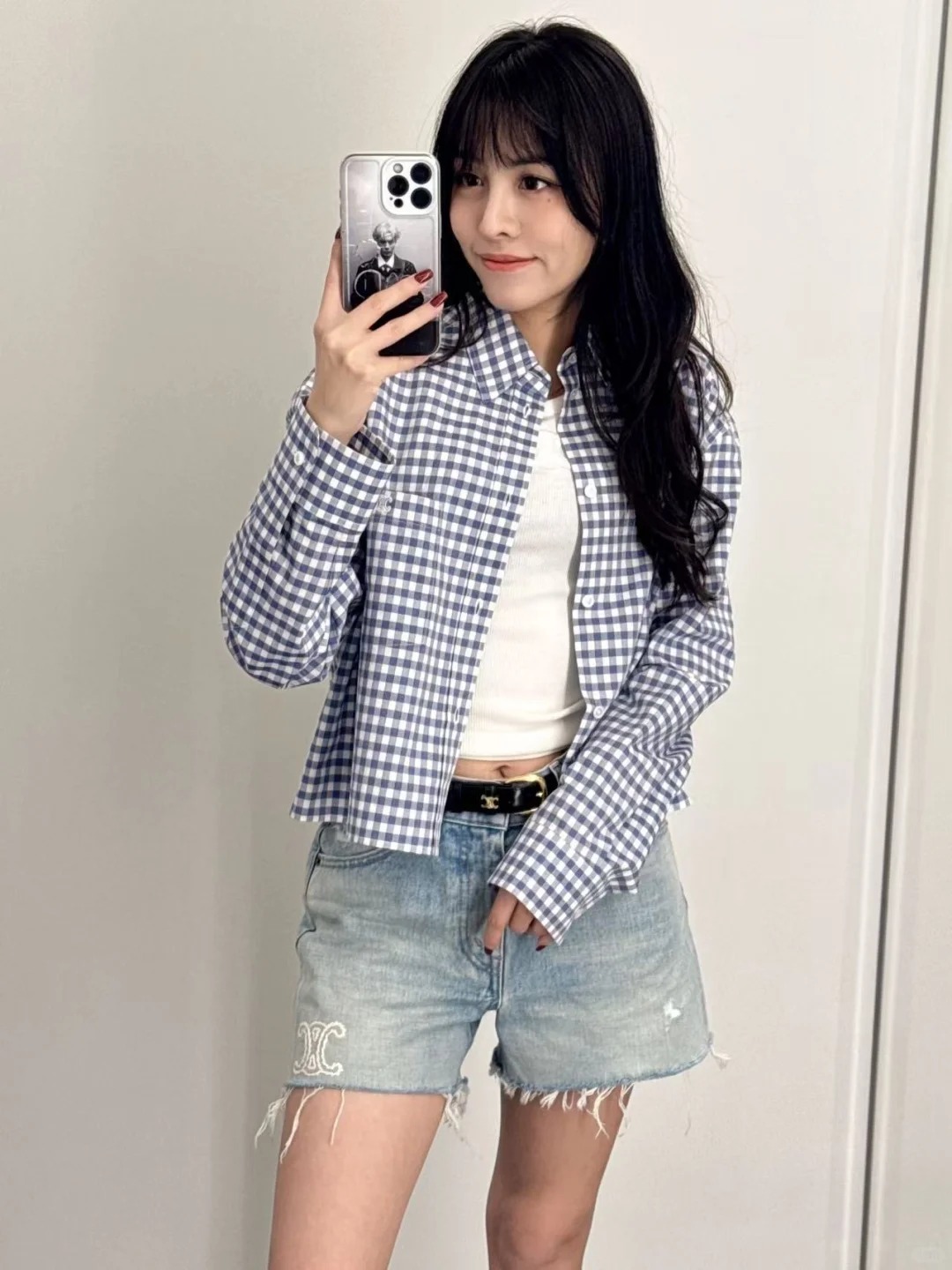 NO:685551,[Love] New style [Love]!  The latest CE 26NEW blue plaid classic shirt. Size SML.,,shirts,19860909[爱心]新款[爱心]！最新CE 26NEW 蓝色格纹经典衬衫.尺码SML.,,shirts,,Women's clothing