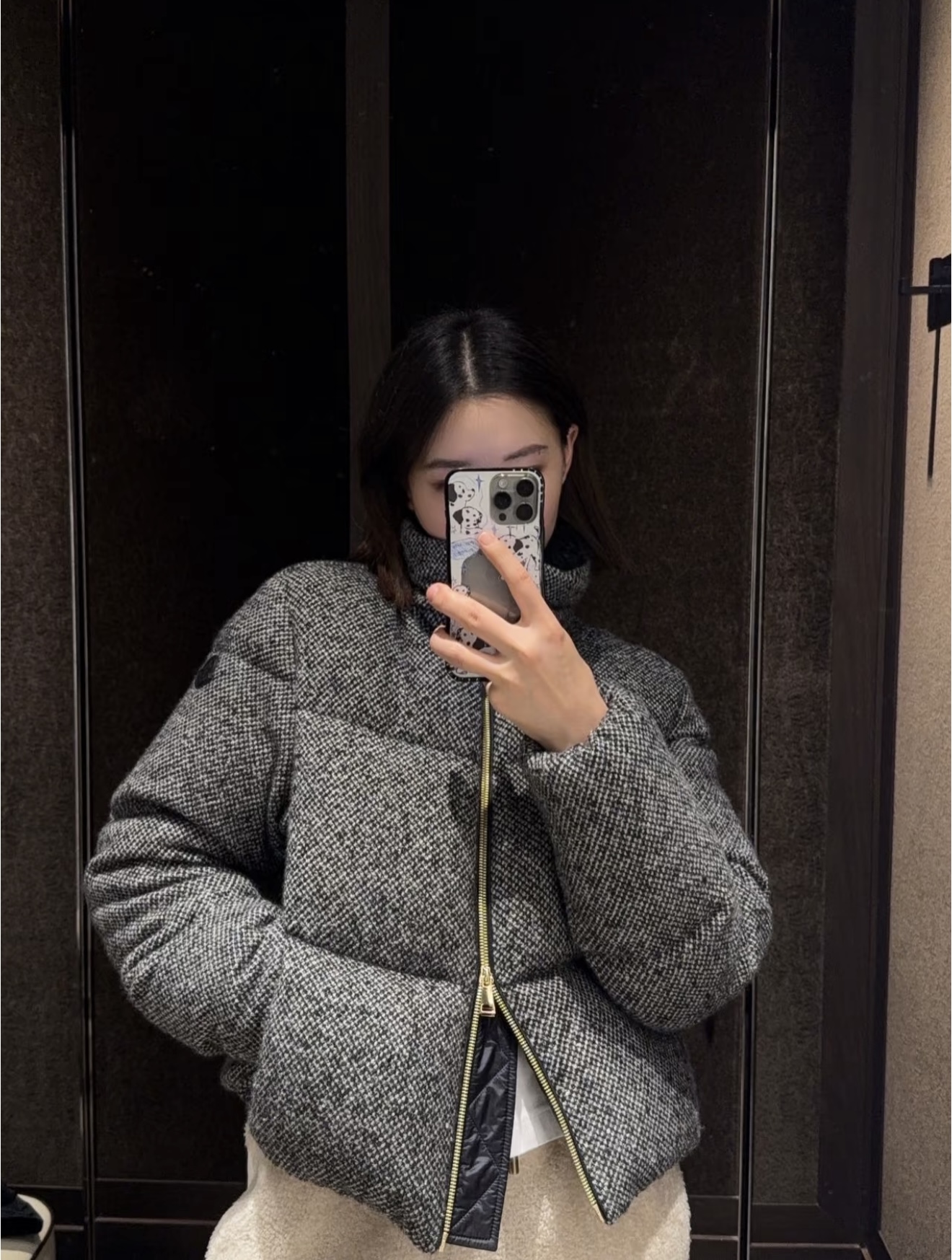 NO:686107,[Love] New style [Love]!  The latest MON 26NEW wool tweed down jacket. Size SML.,,down jacket,19860909[爱心]新款[爱心]！最新MON 26NEW 羊毛粗花呢羽绒服.尺码SML.,,down jacket,,Women's clothing