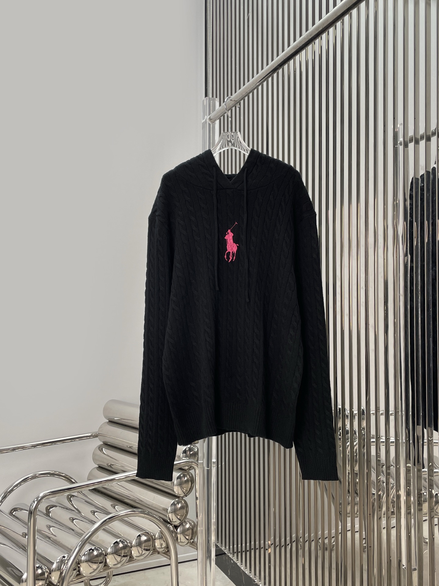 NO:708319,[Love] New style [Love]!  The latest RL 26NEW charity limited edition wool hooded sweater. Size SML.P,,sweaters,hats,19860909[爱心]新款[爱心]！最新RL 26NEW 慈善限定羊毛连帽毛衣.尺码SML.P,,sweaters,hats,,Women's clothing