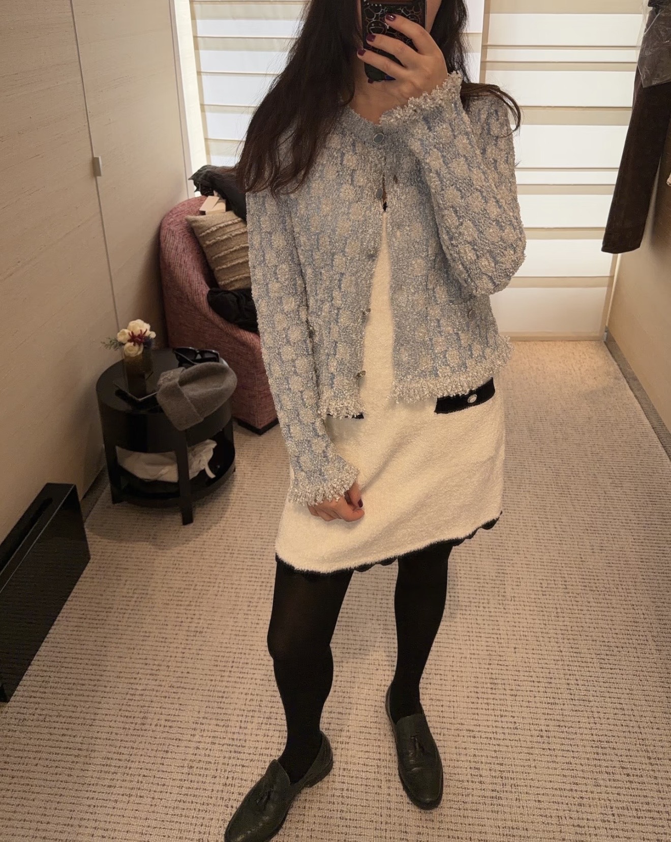 NO:708294,[Love] New style [Love]!  The latest CH 26NEW Xiaoxiangfeng handmade knitted jacket. Size SML.,,jackets & coats,19860909[爱心]新款[爱心]！最新CH 26NEW 小香风手工坊针织外套.尺码SML.,,jackets & coats,,Women's clothing