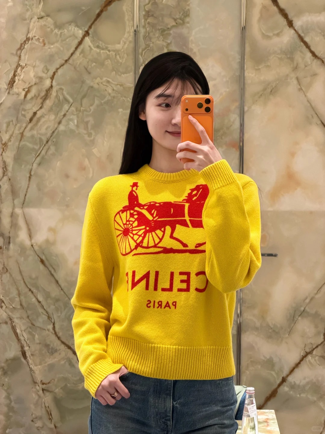 NO:713088,[Love] New style [Love]!  The latest CE 26NEW carriage letter jacquard long-sleeved sweater. Size SML.,,sweaters,19860909[爱心]新款[爱心]！最新CE 26NEW 马车字母提花长袖毛衣.尺码SML.,,sweaters,,Women's clothing