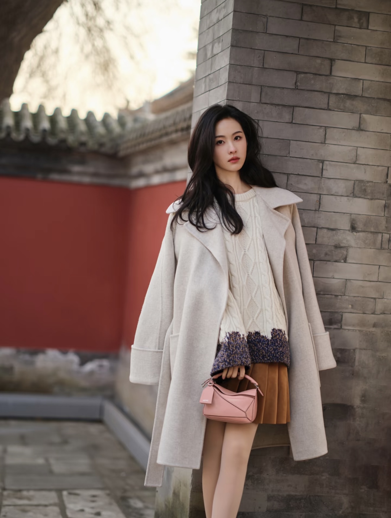 NO:713510,[Love] New style [Love]!  The latest LOE 26NEW cable stitching knitted loose sweater. Size SML.P,,loewe,sweaters,19860909[爱心]新款[爱心]！最新LOE 26NEW 绞花拼接针织宽松毛衣.尺码SML.P,,loewe,sweaters,,Women's clothing