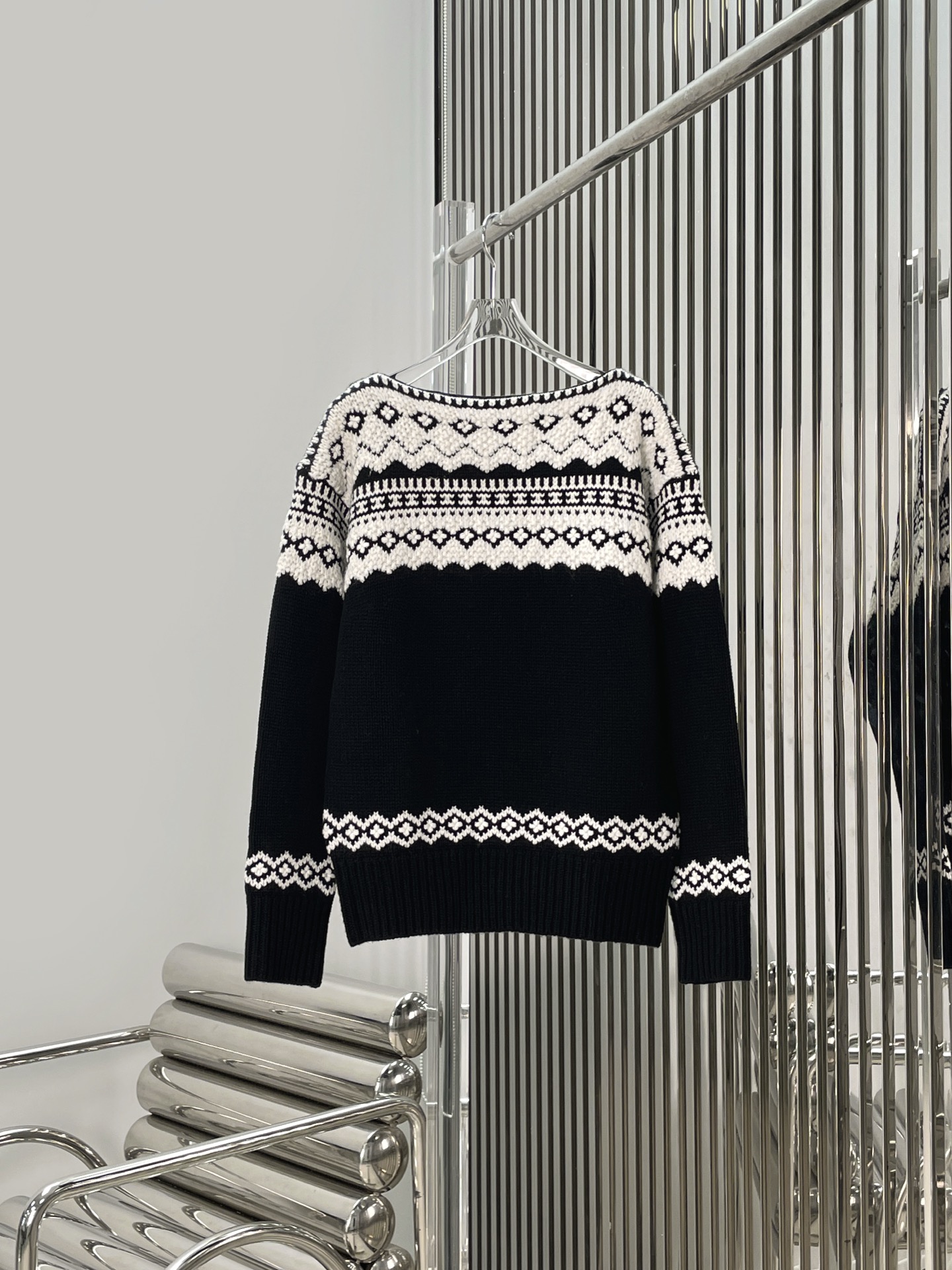 NO:732359,[Love] New style [Love]!  The latest RL 26NEW wool + cashmere Raff purple label Fair Isle crew neck sweater. Size SML.,,sweaters,19860909[爱心]新款[爱心]！最新RL 26NEW 羊毛+羊绒拉夫紫标费尔岛一字领毛衣.尺码SML.,,sweaters,,Women's clothing