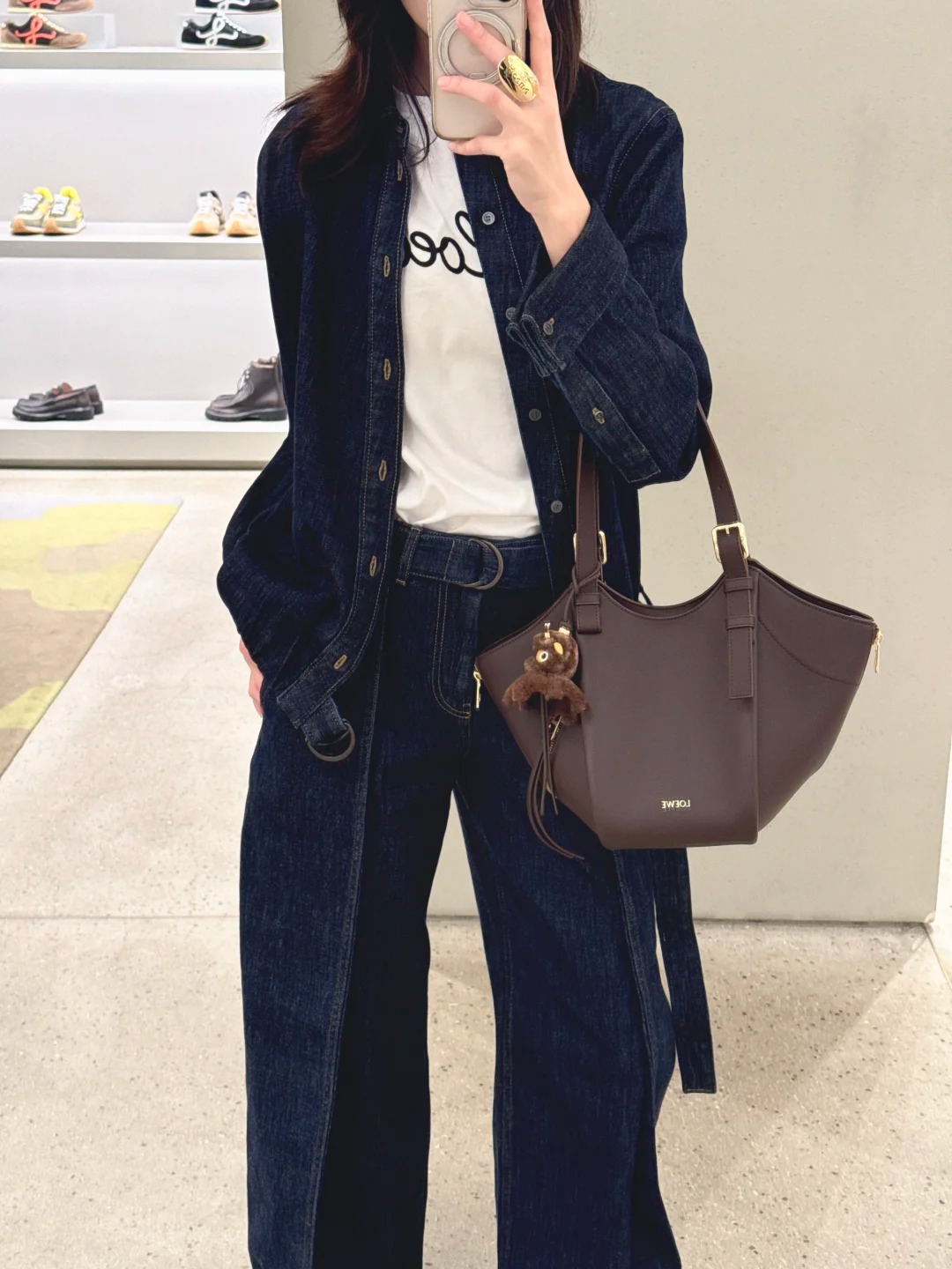 NO:732375,[Love] New style [Love]!  The latest LOE 26NEW original color denim minimalist belt denim jacket + jeans. Size SML. Outside,,loewe,jeans,jackets & coats,19860909[爱心]新款[爱心]！最新LOE 26NEW 原色牛仔极简腰带牛仔外套+牛仔裤.尺码SML.外,,loewe,jeans,jackets & coats,,Women's clothing