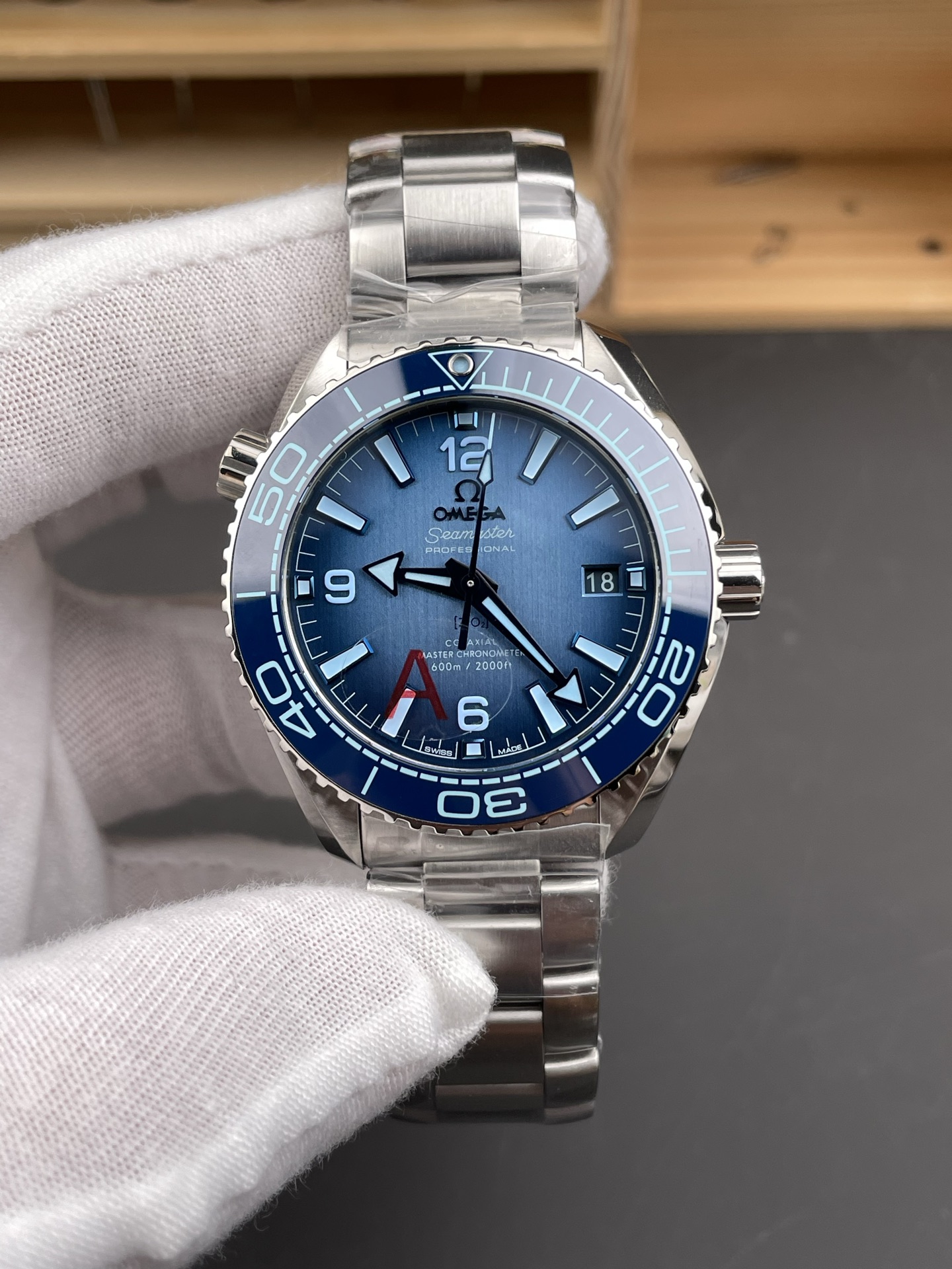 NO:553417,VS Haima Summer Blue 75th Anniversary Model/39.5mm/All-in-one machine,19860909VS 海马 夏日蓝75周年款/39.5mm/一体机,,Watch