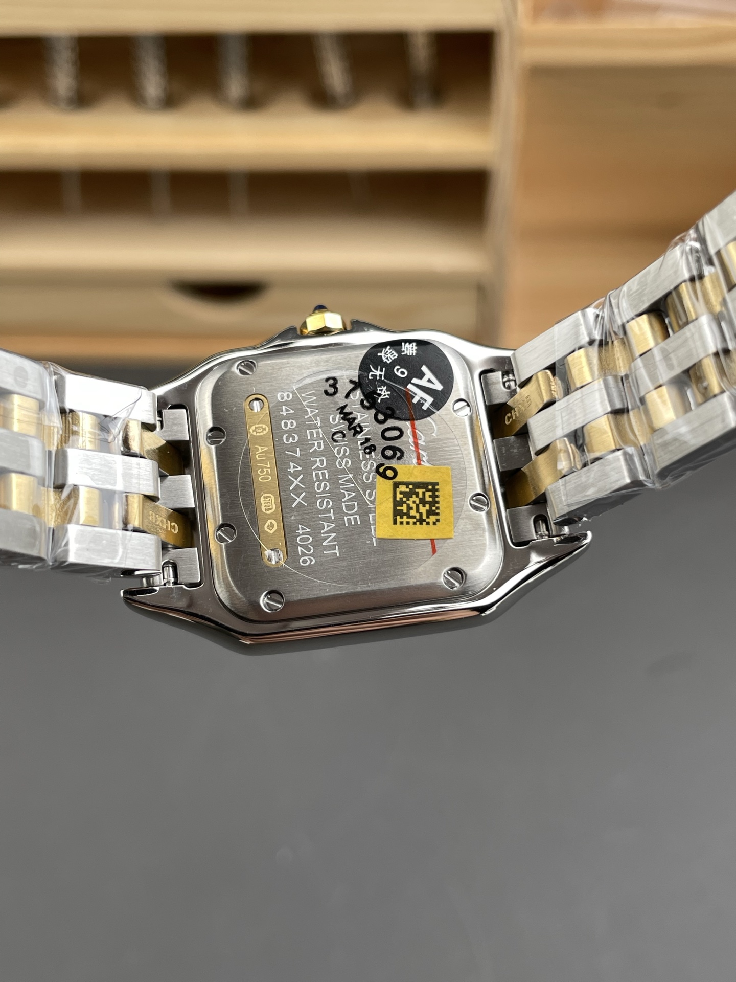 Cartier AF 卡地亚猎豹 间金中号/27x37mm/石英款