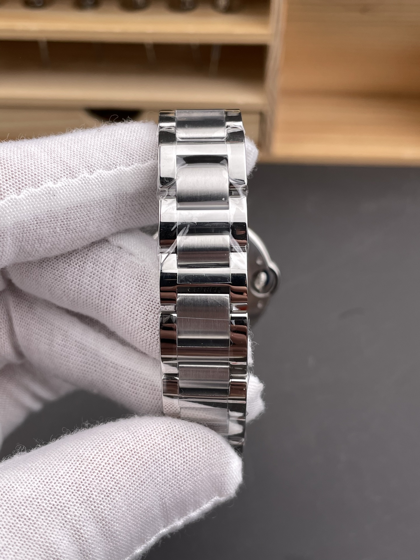 Cartier AF 卡地亚蓝气球 钻圈白盘女款/33mm/076机一档机芯