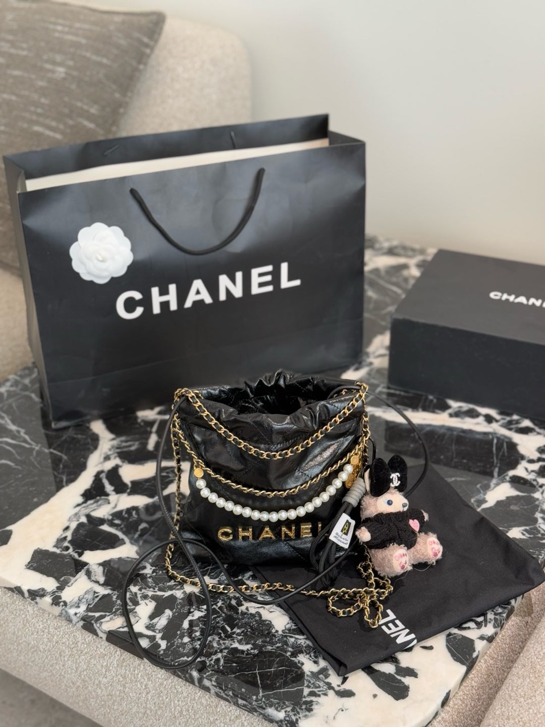 P310 retrò ciondolo di pelle di pecora rugosa ➕30chanel 2023SS Mini Garbage Bag #Big Hit Previsione oh My God Chanel Mini Garbage Bag è troppo bello, e c’è una serie di perle previste dalla prossima versione di grande successo che voglio possedere #Chanel Garbage Bag #Chanel22bag 20cm