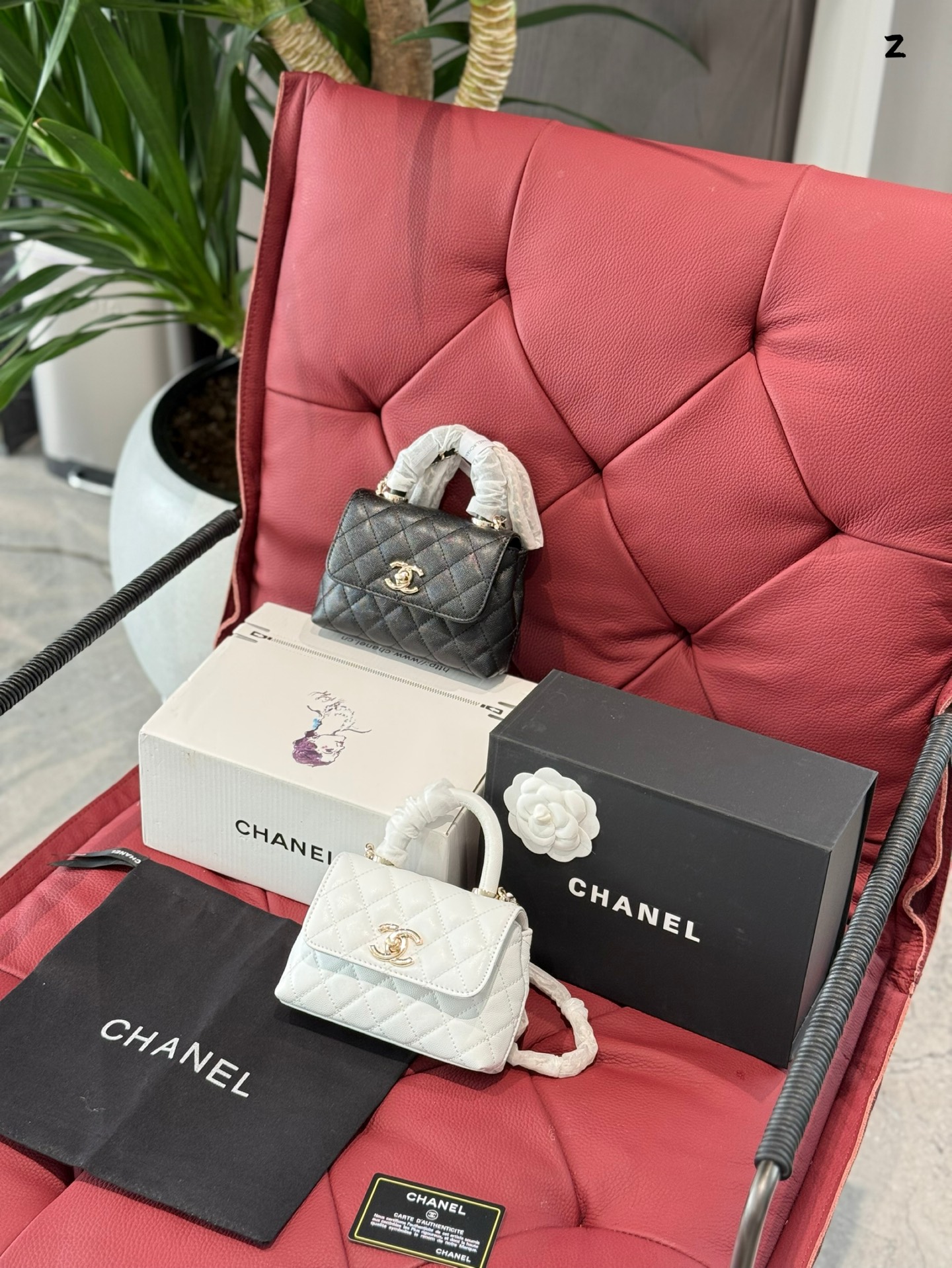 P185Chanel 24K COCO HOUSH, Condividiamo con te oggi – Super Carina di Chanel – Super Mini Nano Coco Hands! Il materiale per la pelle di mucca a bordo litchi non sembra solo super consistenza, ma è anche molto resistente all’usura. Questo modello è come un segno unico lasciato dal tempo, rendendo la borsa più affascinante. Il corpo è piccolo e squisito e la super mini dimensione è così carina che il mio cuore è così carino. Sebbene sia super mini, può ancora essere installato in alcuni piccoli articoli che esci ogni giorno. Piccoli oggetti come rossetto, tessuti, chiavi dell’auto, ecc. Hanno un posto per ospitarli. Per le ragazze che non vogliono trasportare borse grandi quando escono, questa capacità è completamente sufficiente. 14 cm