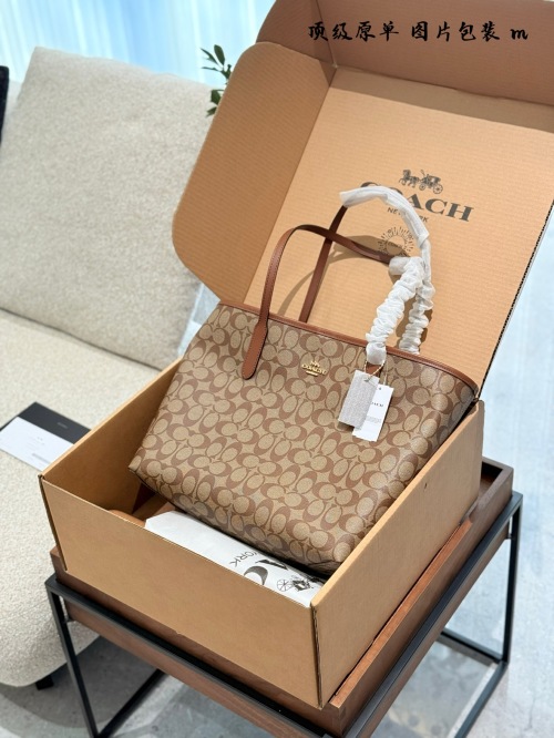 Coach City Tote in Signature Canvas, Classic and Stylish Handbag for Women 1 Coach City Tote in Signature Canvas, Classic and Stylish Handbag for Women