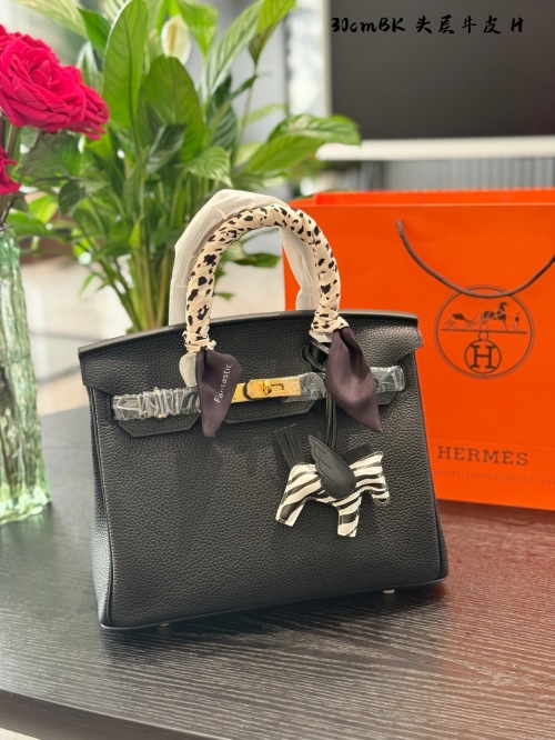 Hermes Birkin 30cm Black Togo Leather Handbag with Gold Hardware 1 Hermes Birkin 30cm Black Togo Leather Handbag with Gold Hardware