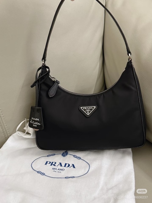 Prada Re-Edition 2005 Nylon Mini Bag, Black, Perfect Size, Great Condition 1 Prada Re-Edition 2005 Nylon Mini Bag, Black, Perfect Size, Great Condition