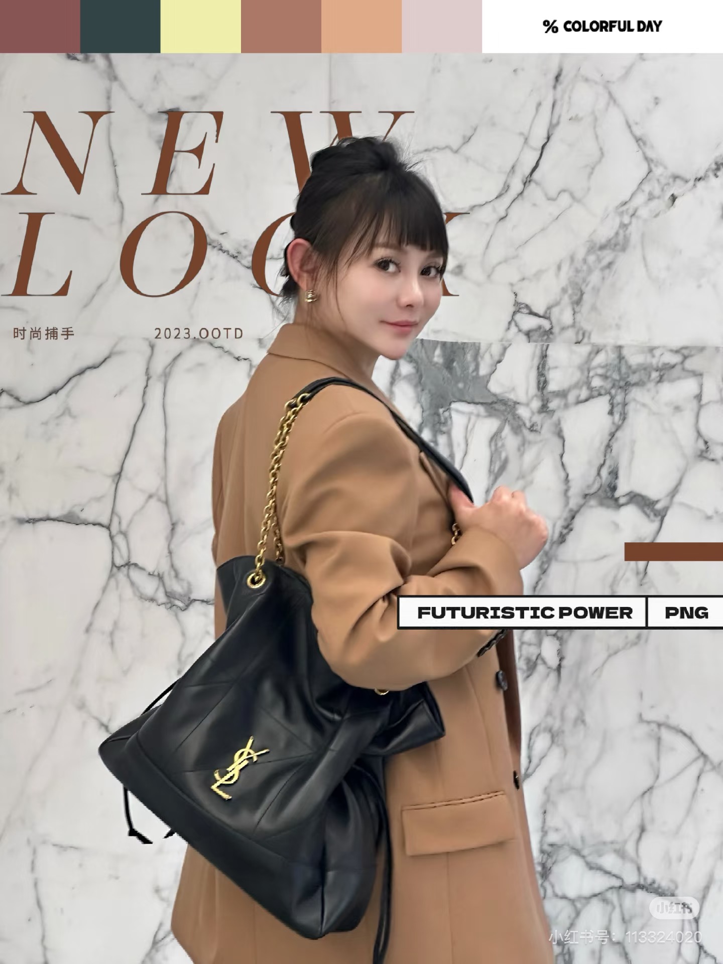 Yves Saint Laurent Jamie Pochon Bolso Axilar Grande 4.3 de Piel de Cordero Negro 3 i1742896111954 1516 0 1