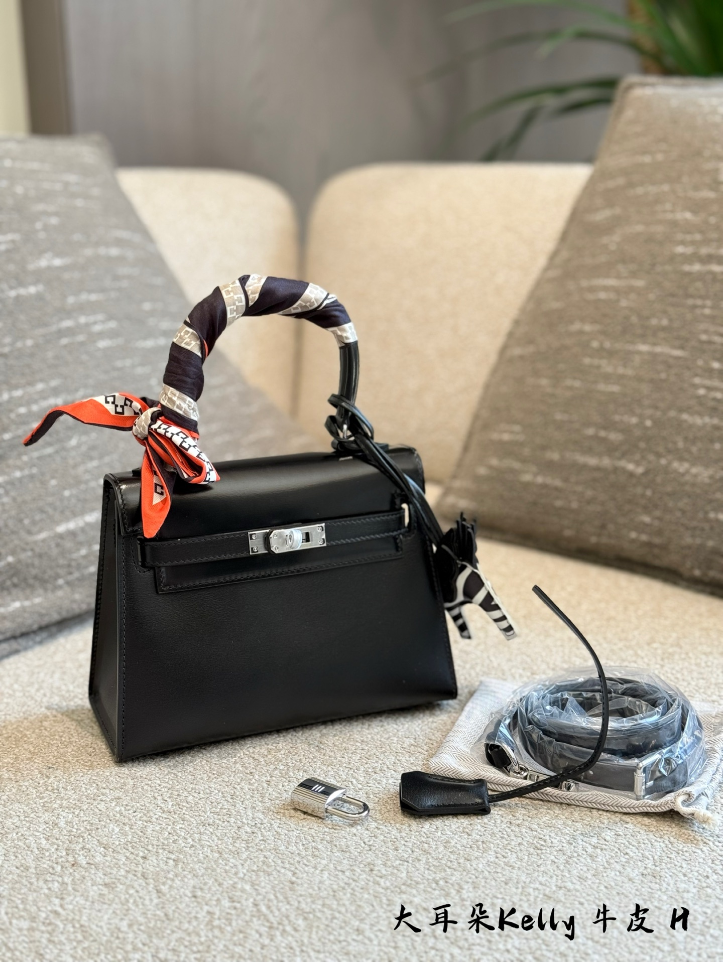 Bolso Clásico Hermes Kelly 20 con Asa Redonda y Bandolera, Edición Limitada 7 i1744256645355 251 0 0