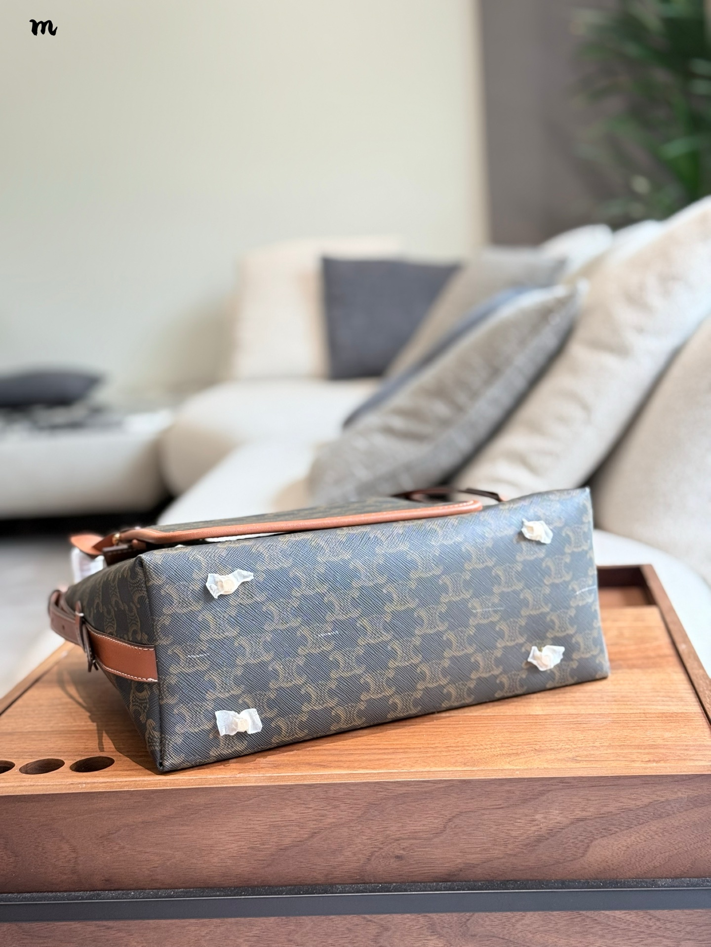 Celine Carryall Bolso Tote con Diseño de Cordón y Tamaño Práctico de 28x24 10 i1745980784238 2061 0 8