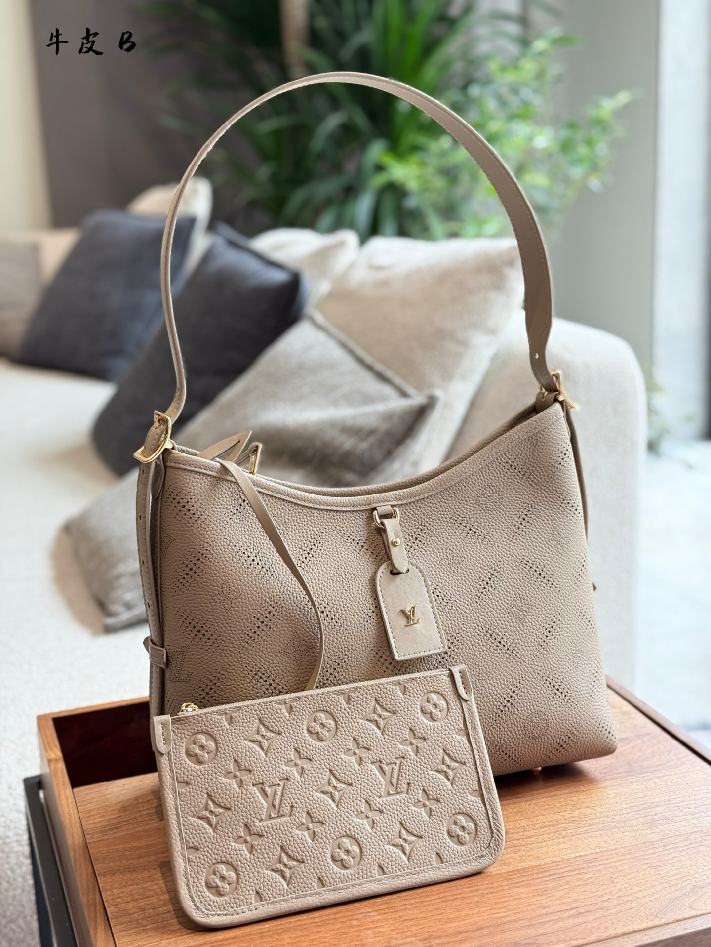 Bolso Carryall Louis Vuitton en Cuero con Monograma en Relieve 3 i1746258121127 6535 0 1