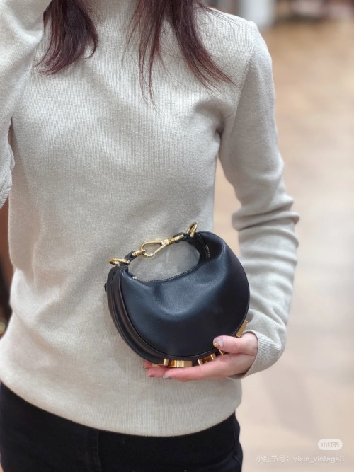 Fendi Fendigraphy Mini Hobo Bag - Chic Leather Handbag 1 Fendi Fendigraphy Mini Hobo Bag - Chic Leather Handbag