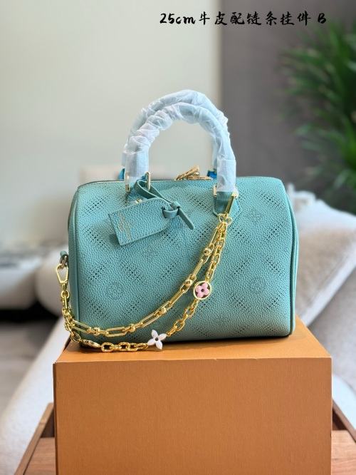 Louis Vuitton Speedy 25 Turquoise Leather Handbag 1 Louis Vuitton Speedy 25 Turquoise Leather Handbag