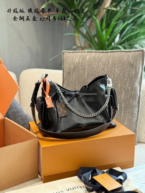 Louis Vuitton Carryall Small Black Lambskin Bag - Dark Academia Style 1 Louis Vuitton Carryall Small Black Lambskin Bag – Dark Academia Style