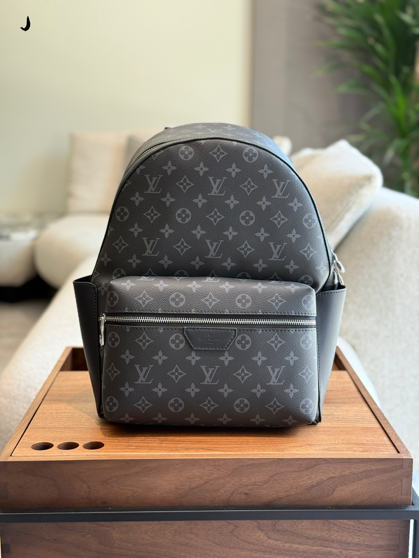 Louis Vuitton Men's Classic Monogrammed Backpack - Stylish & Functional