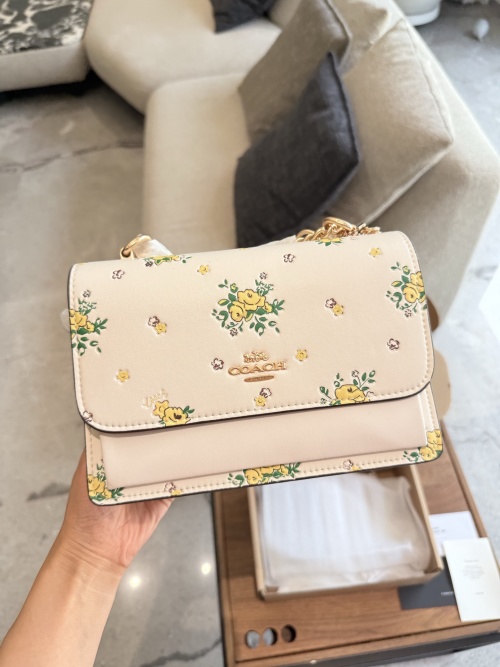 COACH KL ARE Accordion Bag with Floral Print, Versatile Crossbody Handbag 1 COACH KL ARE Accordion Bag with Floral Print, Versatile Crossbody Handbag