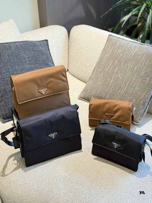 Prada Messenger Bag for Men and Women, Lightweight, Adjustable Strap 1 Prada Messenger Bag for Men and Women, Lightweight, Adjustable Strap