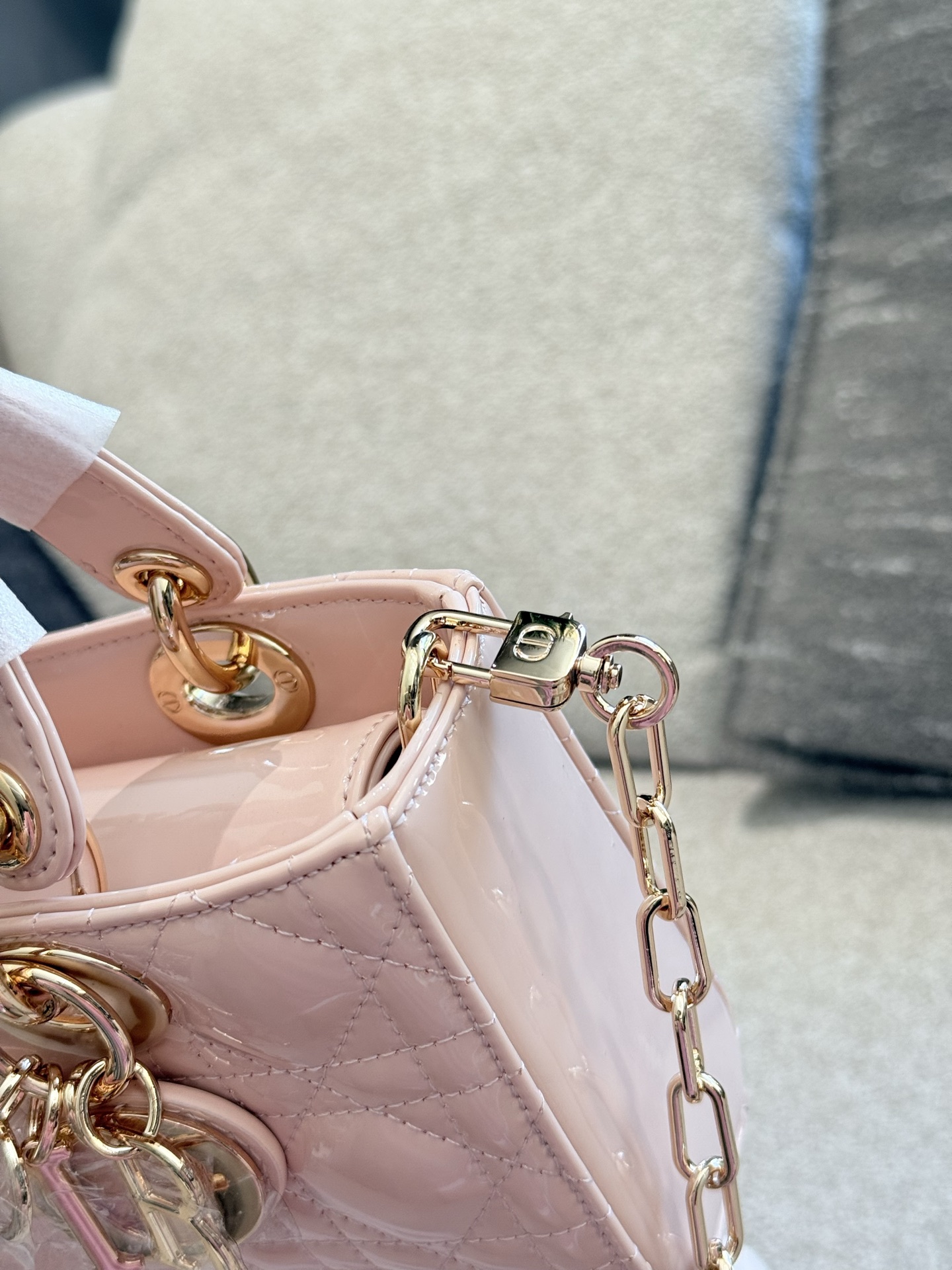 Dior D-Joy Bolso Pequeño de Piel de Cordero Rosa, Tres Formas de Llevarlo 10 i1750513018628 3449 0 7