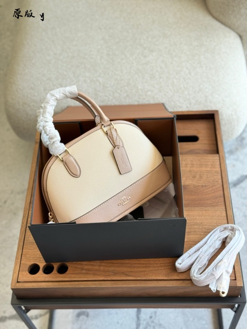 Coach Sabrina Satchel: Classic Bowling Shell Handbag - Elegant & Versatile 1 Coach Sabrina Satchel: Classic Bowling Shell Handbag - Elegant & Versatile