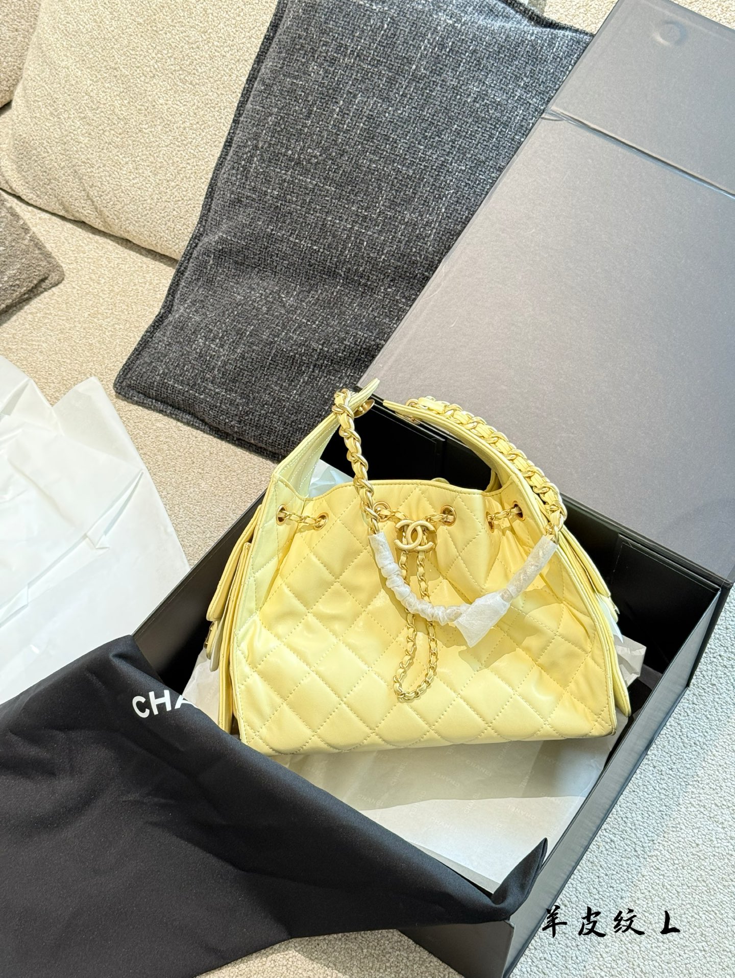 Bolso Hobo Pequeño Chanel con Diseño Acolchado y Detalles en Dorado 4 i1751080806909 3927 0 2
