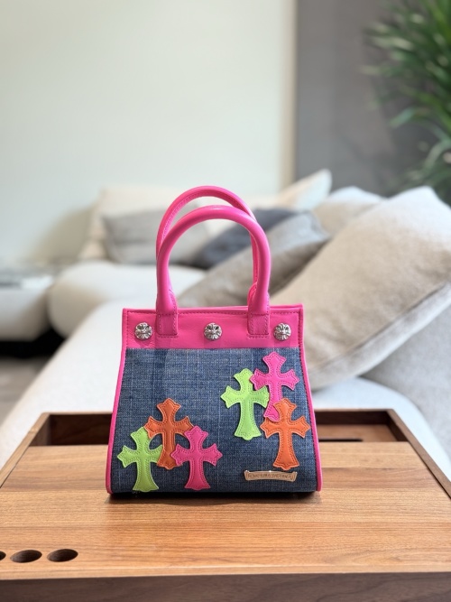 Chrome Hearts Miami Limited Denim Patchwork Camera Bag - Tote Bag 1 Chrome Hearts Miami Limited Denim Patchwork Camera Bag - Tote Bag