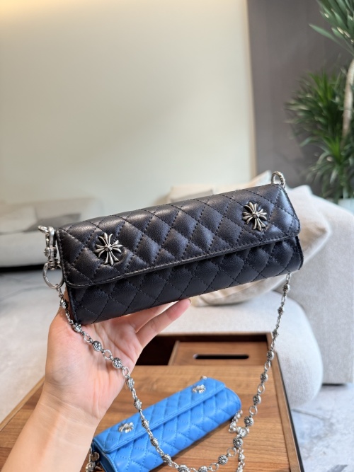 Chrome Hearts Quilted Lambskin Chain Bag with Cross Charms 1 Chrome Hearts Quilted Lambskin Chain Bag with Cross Charms