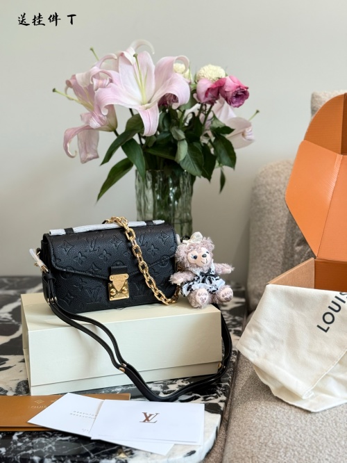 Louis Vuitton Black Metis East West Crossbody Bag With Charm 1 Louis Vuitton Black Metis East West Crossbody Bag With Charm