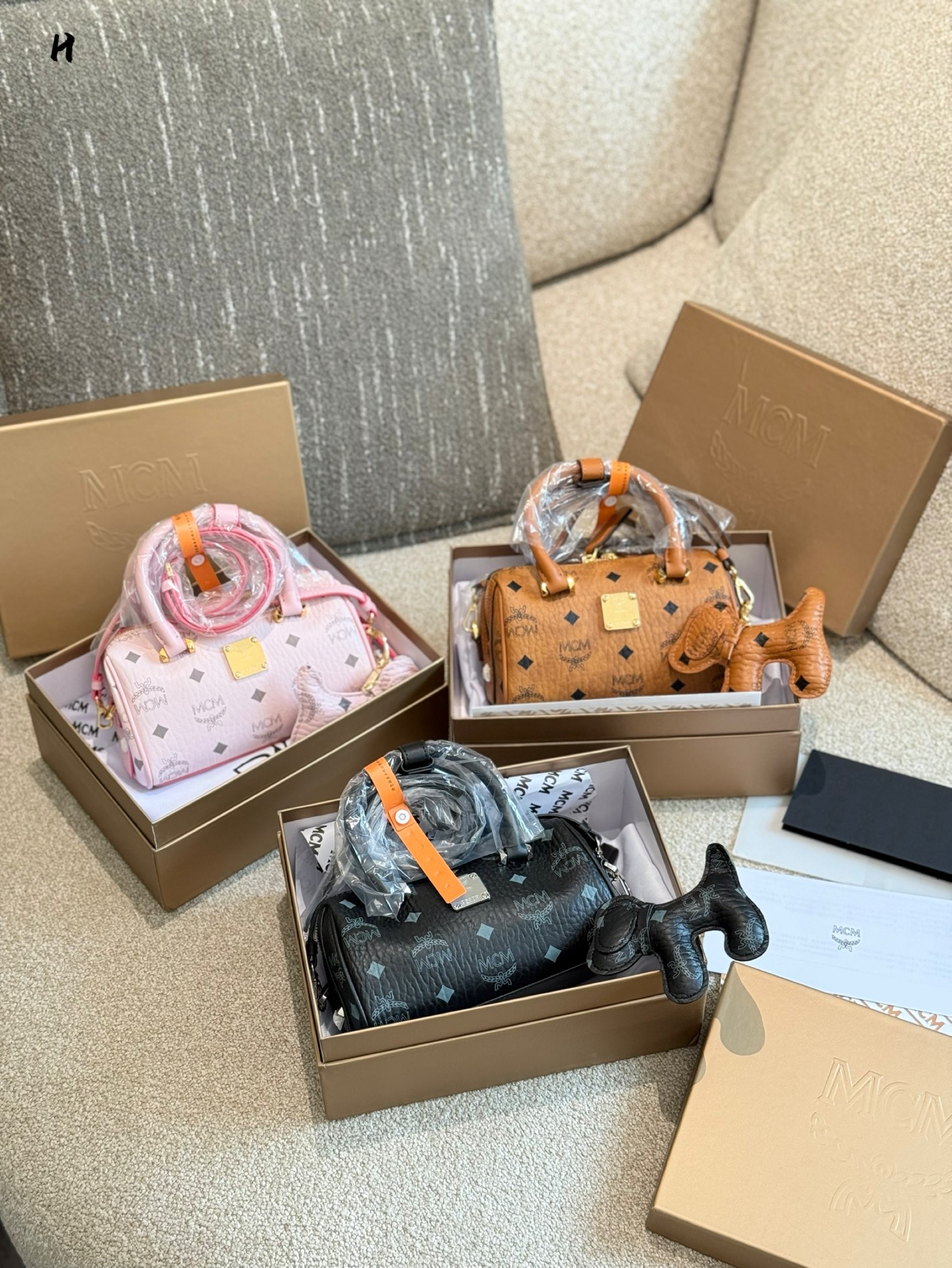 MCM Mini Nano Pillow Bag - Stylish Crossbody & Shoulder Bag