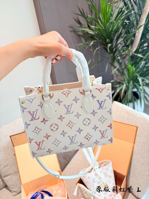 Louis Vuitton Dream Monogram Handbag, 25cm - Purple/White, Summer Collection 1 Louis Vuitton Dream Monogram Handbag, 25cm – Purple/White, Summer Collection