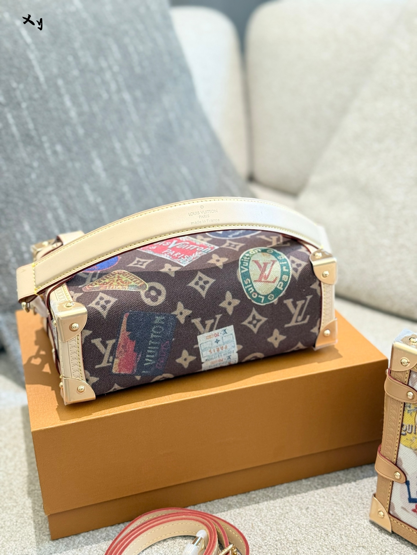 Louis Vuitton Side Trunk MM Bolso Soft Box Edición Limitada con Estampado 10 i1751860331980 3421 0 6