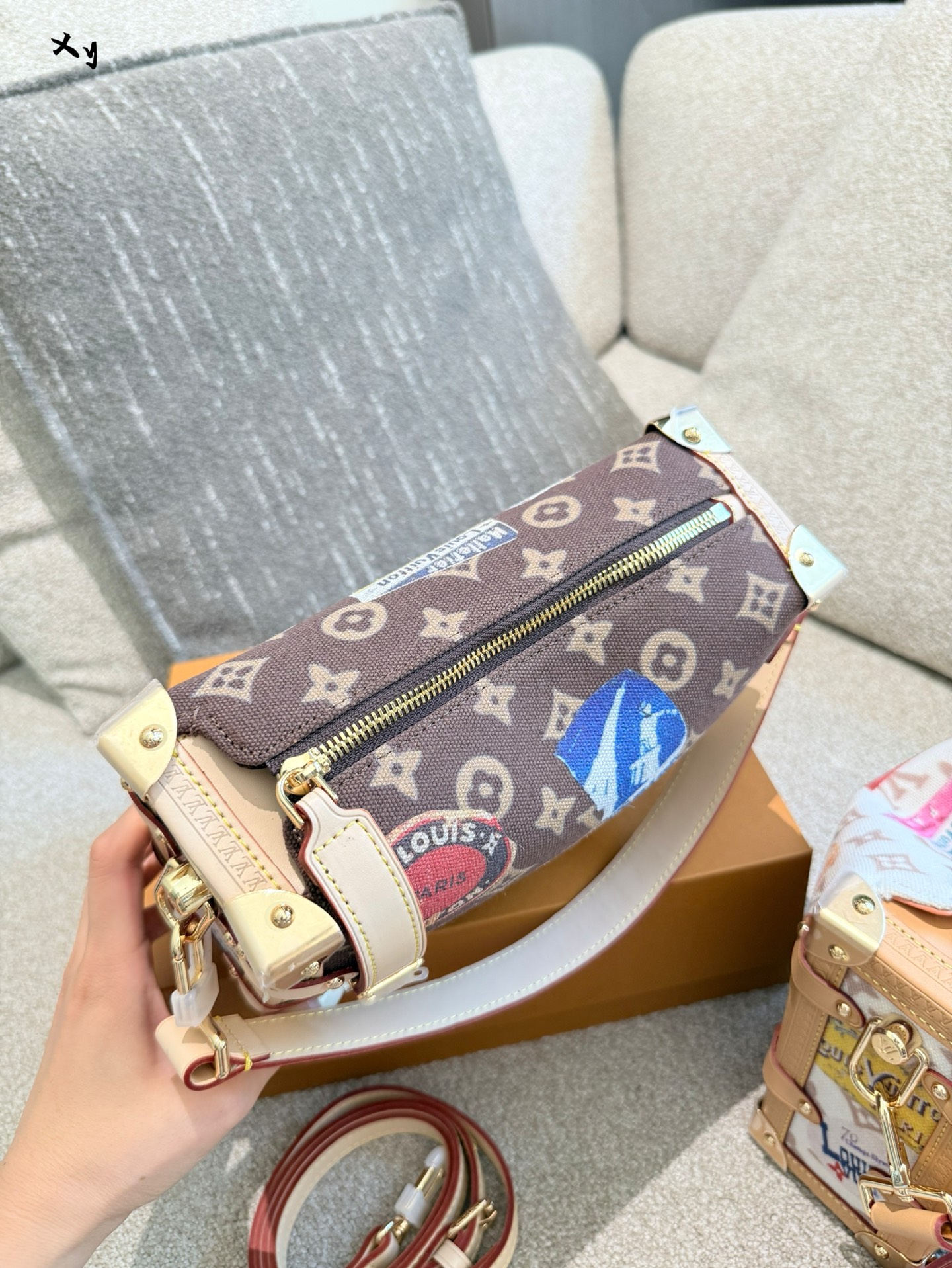 Louis Vuitton Side Trunk MM Bolso Soft Box Edición Limitada con Estampado 6 i1751860332035 4218 0 4