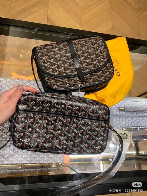 Goyard Belvedere Messenger Bag 3rd Gen Upgrade in Grained Leather 1 Goyard Belvedere Messenger Bag 3rd Gen Upgrade in Grained Leather