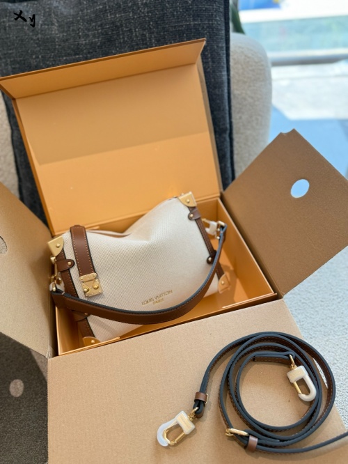 Louis Vuitton Side Trunk Bag: New Denim Canvas, Luxury Handbag for Women 1 Louis Vuitton Side Trunk Bag: New Denim Canvas, Luxury Handbag for Women