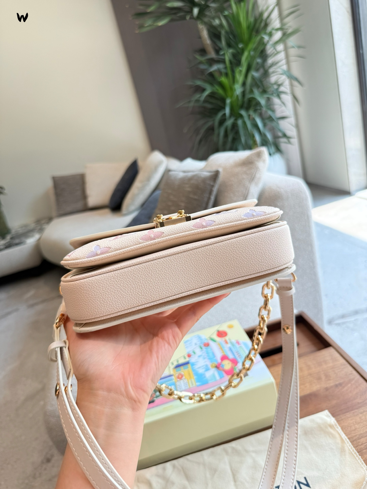 Louis Vuitton Rainbow Monogram Bolso Bandolera con Cadena Dorada 8 i1753842811421 6393 0 6