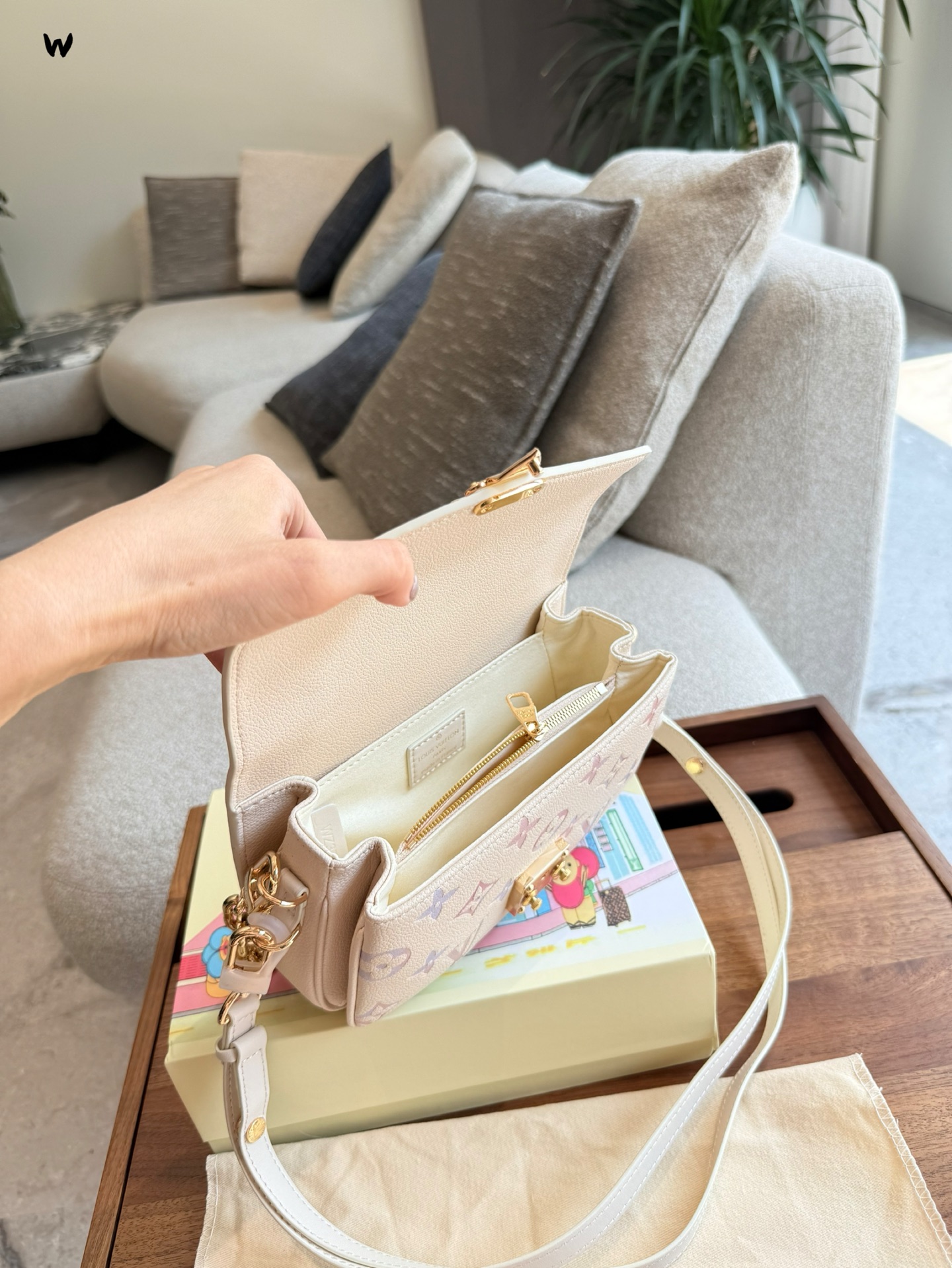 Louis Vuitton Rainbow Monogram Bolso Bandolera con Cadena Dorada 7 i1753842811422 8358 0 5