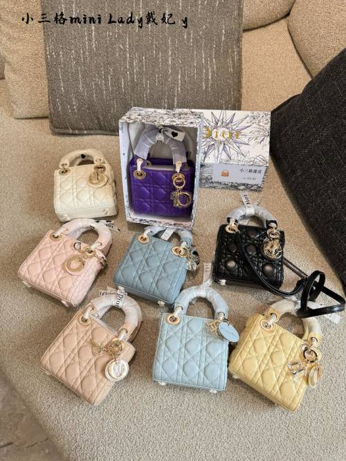 Lady Dior Mini Handbag: Elegant Quilted Leather, Iconic Charm 1 Lady Dior Mini Handbag: Elegant Quilted Leather, Iconic Charm